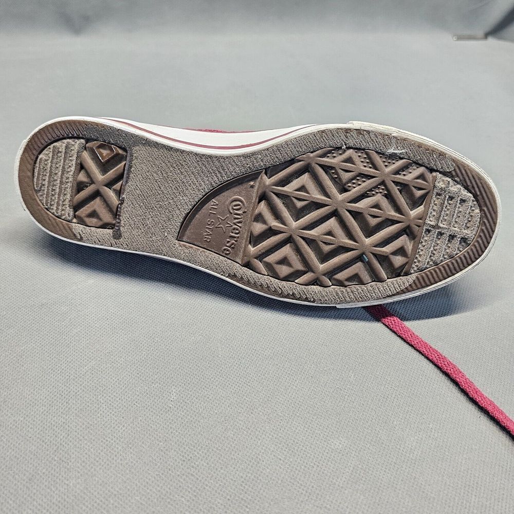 Converse Chuck Tailor All Star Ox Unisex 155420f-RHUBARB/WHITE/BROWN 7w/5m - Picture 7 of 10